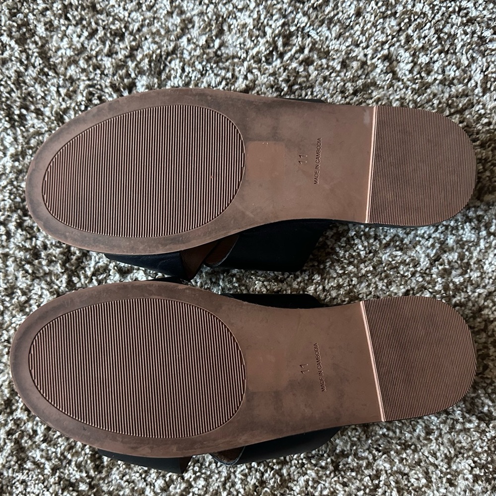 Madewell Louisa Crisscross Slide - Black - Picture 6 of 7